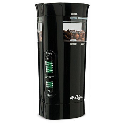 Mr. Coffee 12 Cup Electric Coffee Grinder with Multi Settings, IDS77-RB