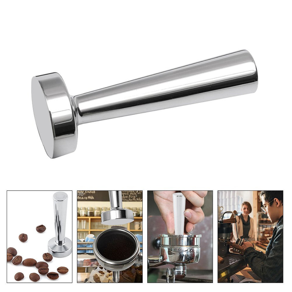 Kit Prensador de Café para Nespresso Máquina de Café de Acero Inoxidable + Cápsula Recargable de Máquina Café Nespresso en Acero Inoxidable + Cuchara de Medición