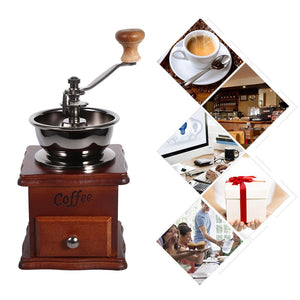 Molinillo Manual de Café,Mini Molino de Café Compacto del Café Molino Retro del Café de Deign para Haba del Espresso con Cajón