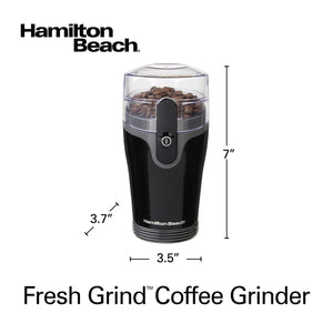 Hamilton Beach 80335R Fresh-Grind - Molinillo de café, color negro