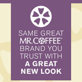 Mr. Coffee 12 Cup Electric Coffee Grinder with Multi Settings, IDS77-RB