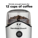 Hamilton Beach 80350R Molino para Café, Color Plata