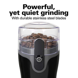 Hamilton Beach 80335R Fresh-Grind - Molinillo de café, color negro