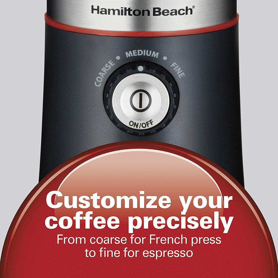 Hamilton Beach 80393 Custom Grind Molino de café