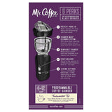 Mr. Coffee 12 Cup Electric Coffee Grinder with Multi Settings, IDS77-RB