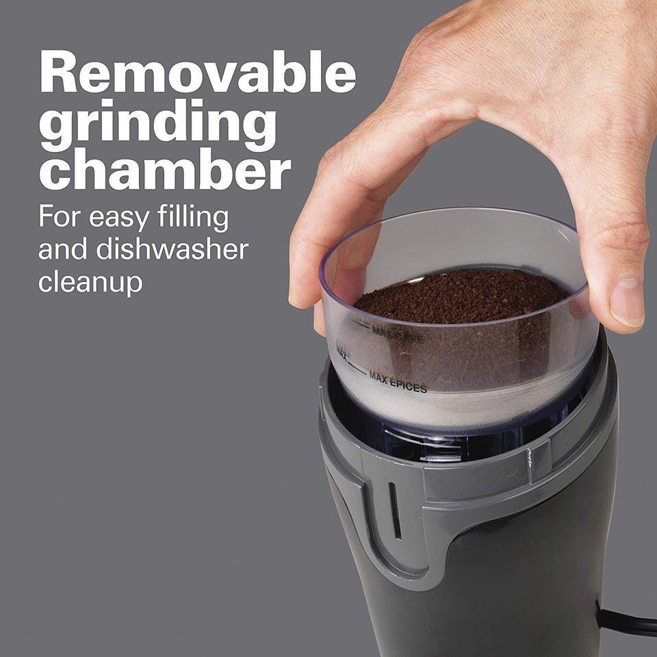 Hamilton Beach 80335R Fresh-Grind - Molinillo de café, color negro