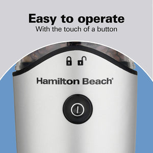 Hamilton Beach 80350R Molino para Café, Color Plata