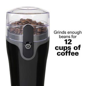 Hamilton Beach 80335R Fresh-Grind - Molinillo de café, color negro